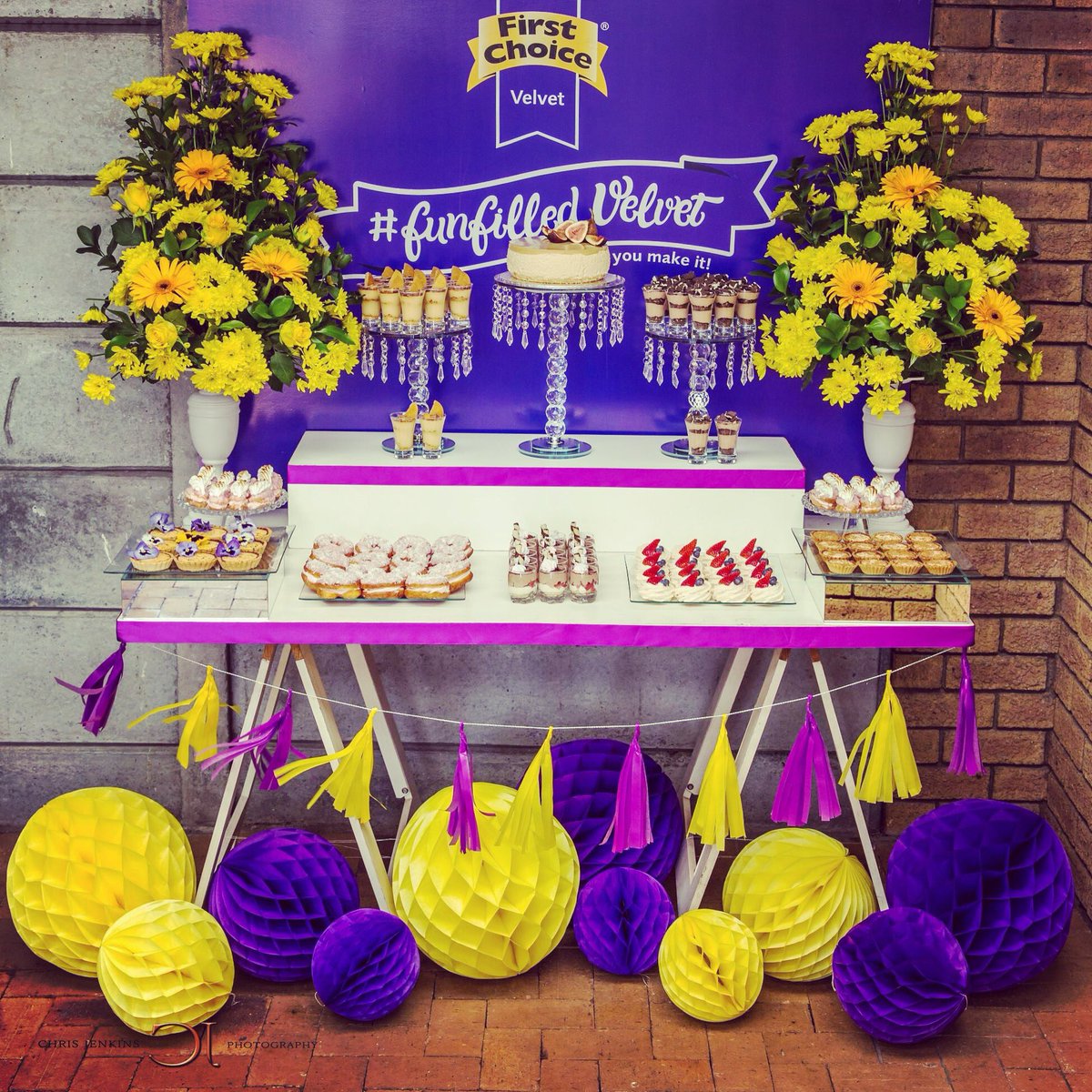 eld_sa's tweet photo. On Women's Day we set up a Dessert Table for one of the winners of a #FUNFILLEDVELVET Dessert Table from @FirstChoiceSA  #capetown #eldsa https://t.co/Y1Be10Rxl4