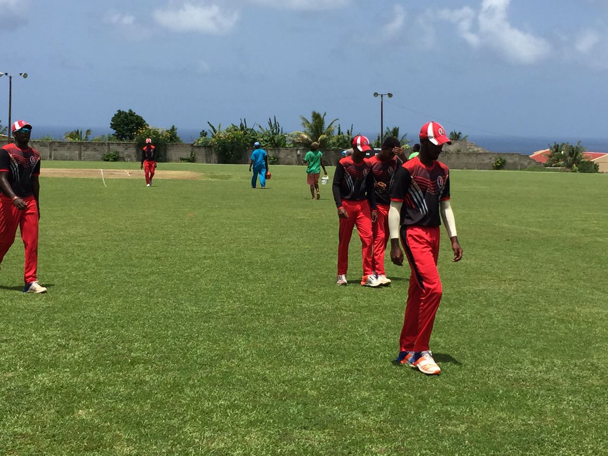 WindiesRegional's tweet photo. Some action from Molineaux between Windward Islands and T&amp;T #CWIU19 #TTvWI https://t.co/pwQaGEBGhi