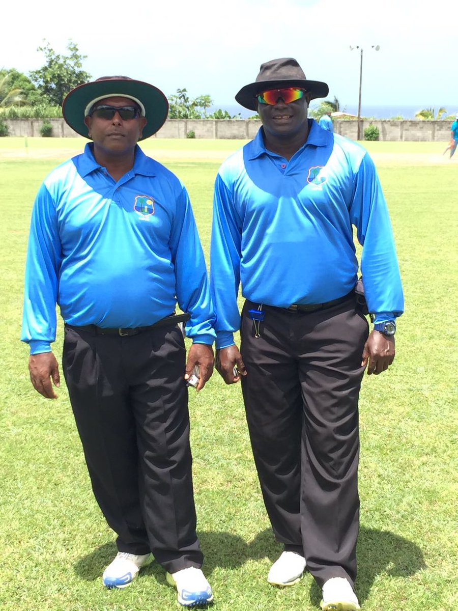 WindiesRegional's tweet photo. Some action from Molineaux between Windward Islands and T&amp;T #CWIU19 #TTvWI https://t.co/pwQaGEBGhi