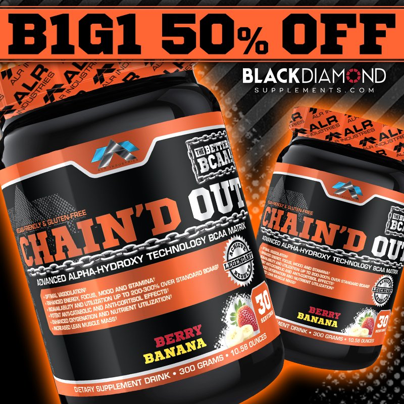 alrindustries's tweet photo. Get #ChaindOut, for Buy 1, Get 1 50% OFF from @BlackDiSplmnts!! Visit https://t.co/fMXdDcWCsd, to stack up on Chain'd Out today!! https://t.co/M7xEdy5NF8