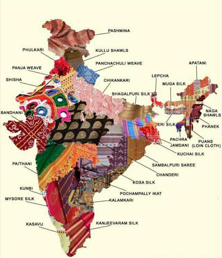 mymodernmet's tweet photo. These artistic maps of Pakistan and India show embroidery techniques of each region https://t.co/vjpBPhlNno https://t.co/ZR7WzT00ow
