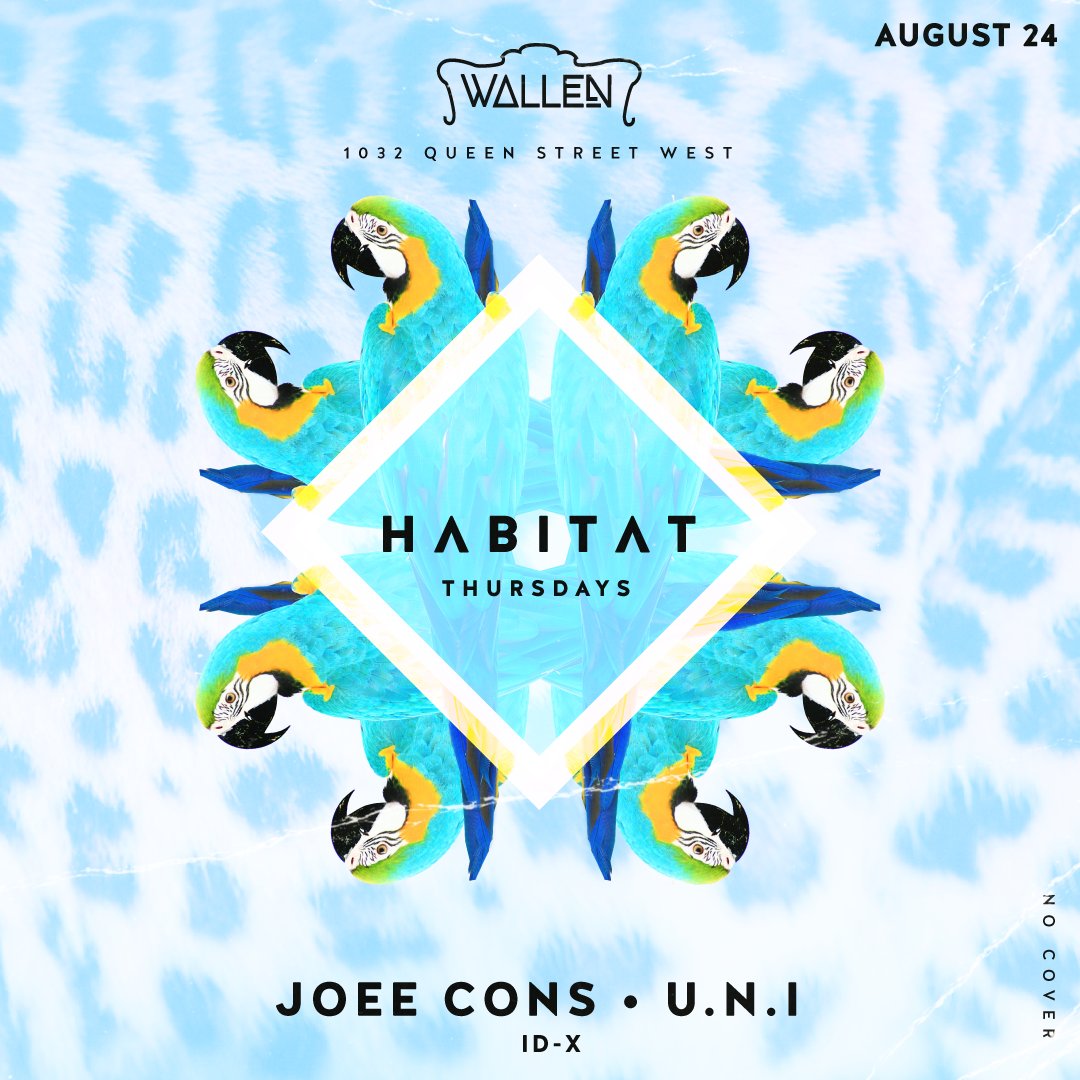 _soundof's tweet photo. Thursday Aug 24 #HabitatThursdays at Wallen #QueenStW #FreeCover #DeepHouse #Toronto

-> https://t.co/S5DrfpaANF https://t.co/kUlZn7IXA3