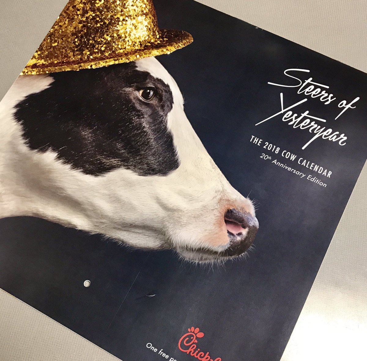 Stop by CCI and pick up your 2018 Chick-fil-a Calendar for $8