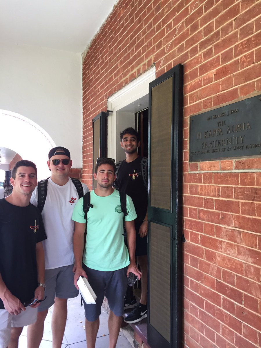 PiKappaAlphaUVA's tweet photo. Happy first day of class hoos! #WhyI513 https://t.co/3BvLDUdof0