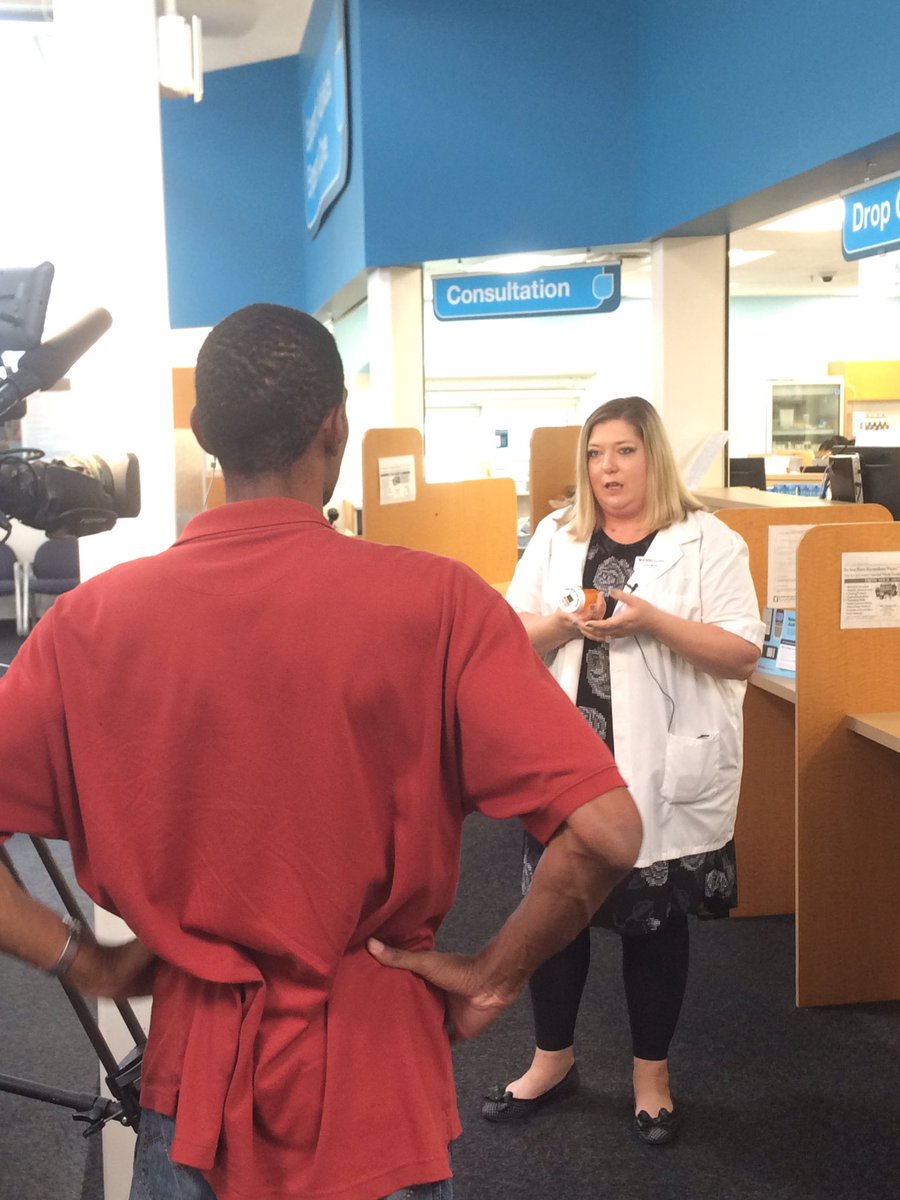 Pharmacy Supervisor Julie Miller, engaging the local Bakersfield Media around the CVS Timer Caps #CVSHealth #District4LeadingwithHeart