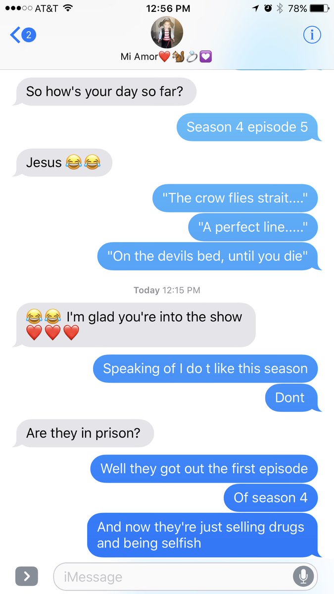 Chelsea__92's tweet photo. My boyfriend asks me how my day is going after he got me hooked on sons of anarchy #season4sucks #3more #damnthisshowtho https://t.co/dEEjUL8sre