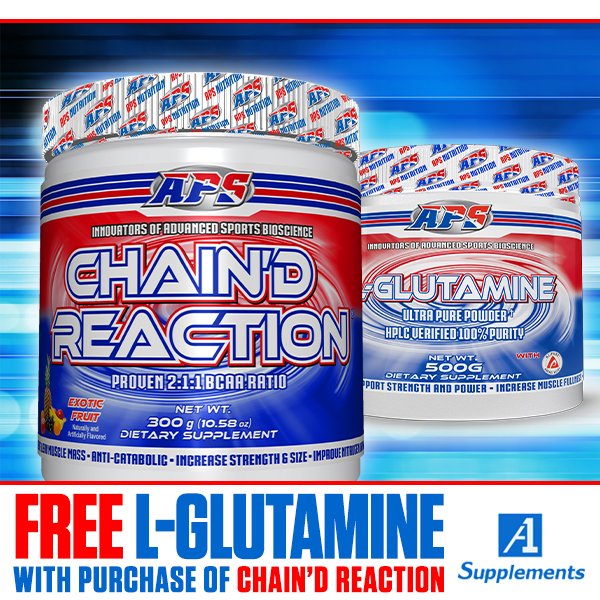 Today when you purchase #ChaindOut from <a href="/a1supplementsco/">A1Supplements</a>, you'll get a FREE L-Glutamine!!  Visit ow.ly/dic530eBc1R &amp; order today!!