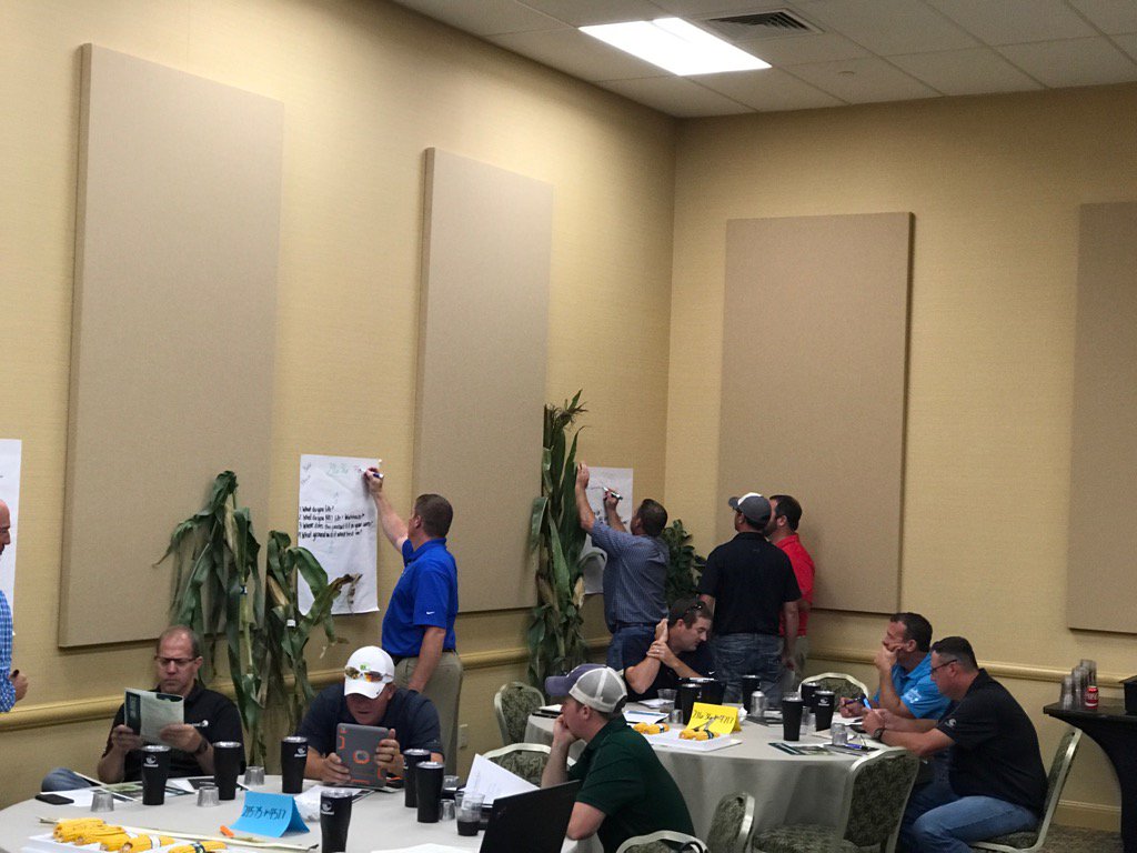 ImSoyCornfused's tweet photo. Great morning with @Channel_Indiana @Channel_KY teams! This group brought the field indoors to talk new products! https://t.co/zdOyJdWnI1