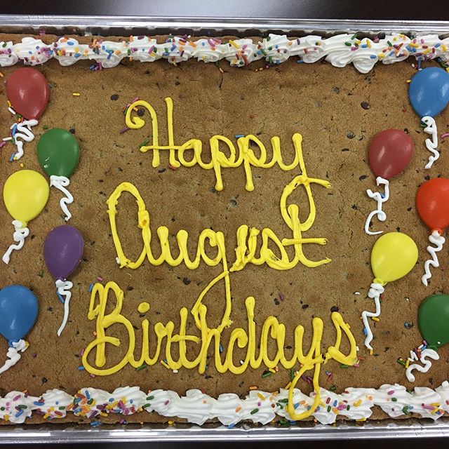 Happy August Birthday to: Stacy J, Sarah M, Nathan, Chelsea, Matt K, Angela Z, Katrina M 