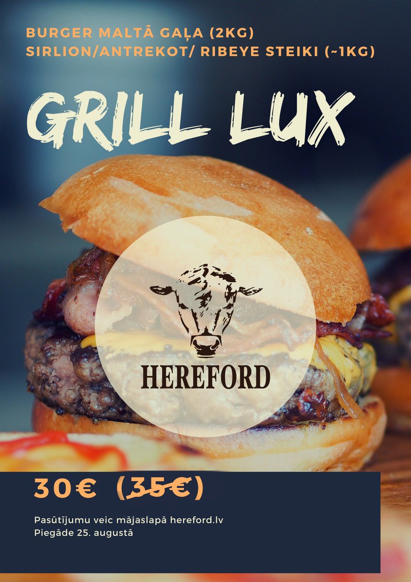 Tikai 1 dienu Tev ir iespēja pasūtīt GRILL LUX paku ar atlaidi!!!
Pasūti tagad, saņem piektdien! goo.gl/0hTuQt