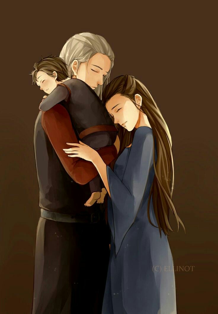 the DRAGON (prince) and the WOLF (maid)