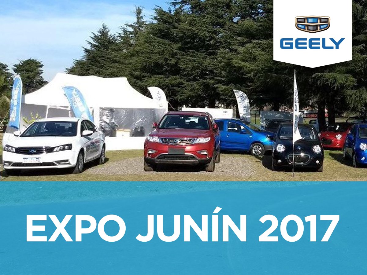 geelyar's tweet image. ¡Estamos en la Expo Junín! Vení a conocer nuestros modelos en el Predio Ferial de la Sociedad Rural de Junín hasta el 24 de agosto.