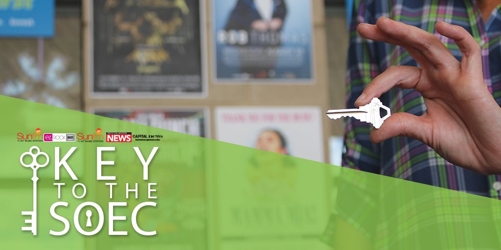 SOEC's tweet photo. Tune into @971SunFM &amp; @999SUNFM tomorrow morning at 7:10AM for our official #Key2SOEC winner announce! 📻#isaidEVERYevent #Penticton #Kelowna https://t.co/pTnSv25S8m