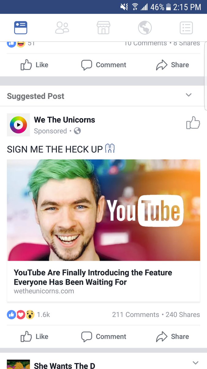 CM_Marion's tweet photo. Constantly seeing @Jack_Septic_Eye 's face for youtube articles 😂 ALL HAIL JACK, THE KING OF THE TUBE.😂 https://t.co/bQDpisms7f