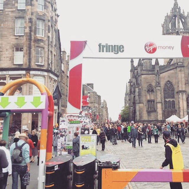 Boffin and beau went to the Edinburgh fringe today in search of the perfect 6 second gag so watch this space #6secondgags