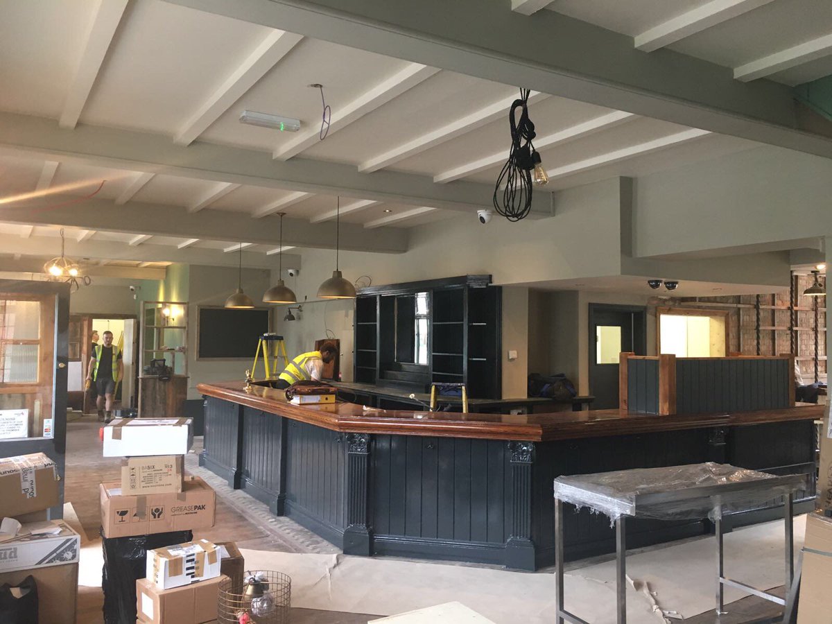 Sneak peek behind the scenes! We're getting there and will be opening next week - watch this space! 

#yournewlocal #winchmorehill