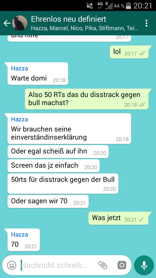 Dohmsen's tweet photo. 70 Rts damit @RoyalHazz Disstrack gegen @Timoliabull macht https://t.co/egIExdw30J
