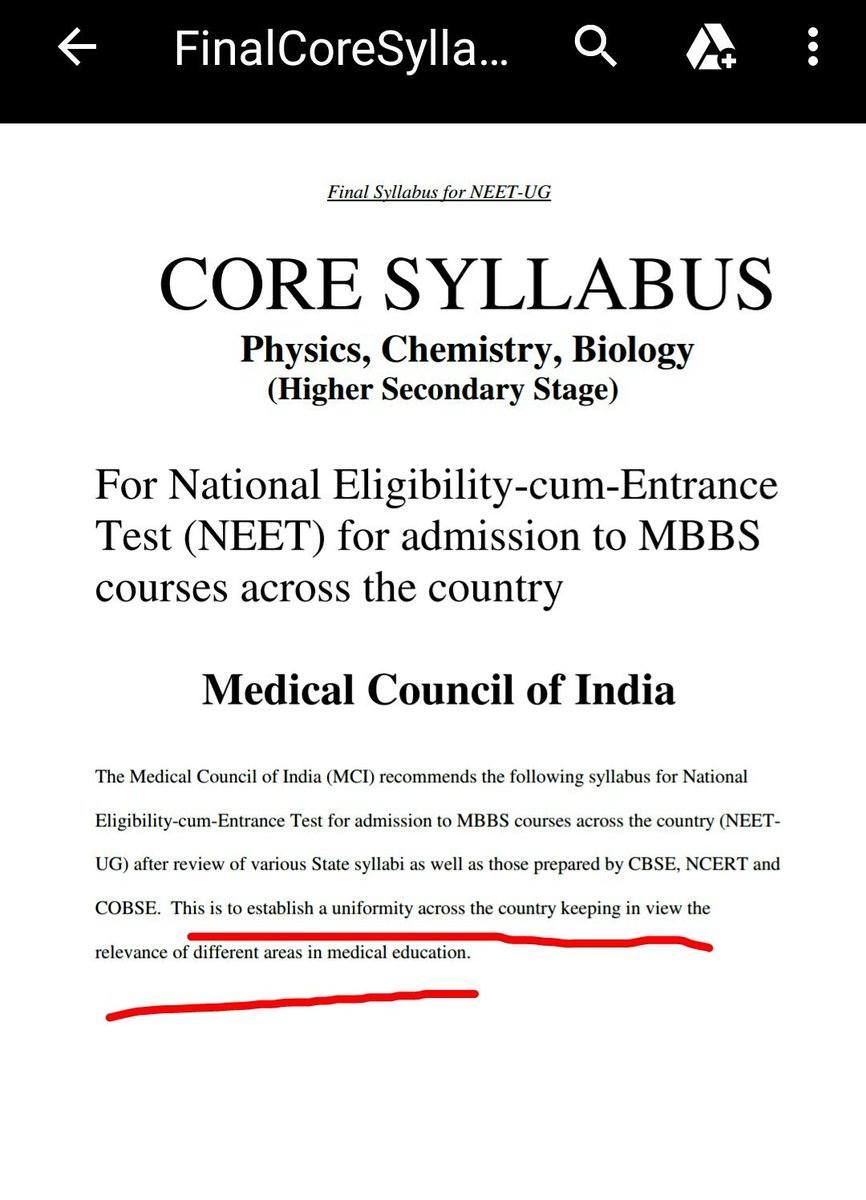 kcolrehs99's tweet photo. @Sunshineegal @BrittoSurenther @mkstalin NEET 2017 was based on combined syllabus! That's why! https://t.co/WvEX7vB9e7