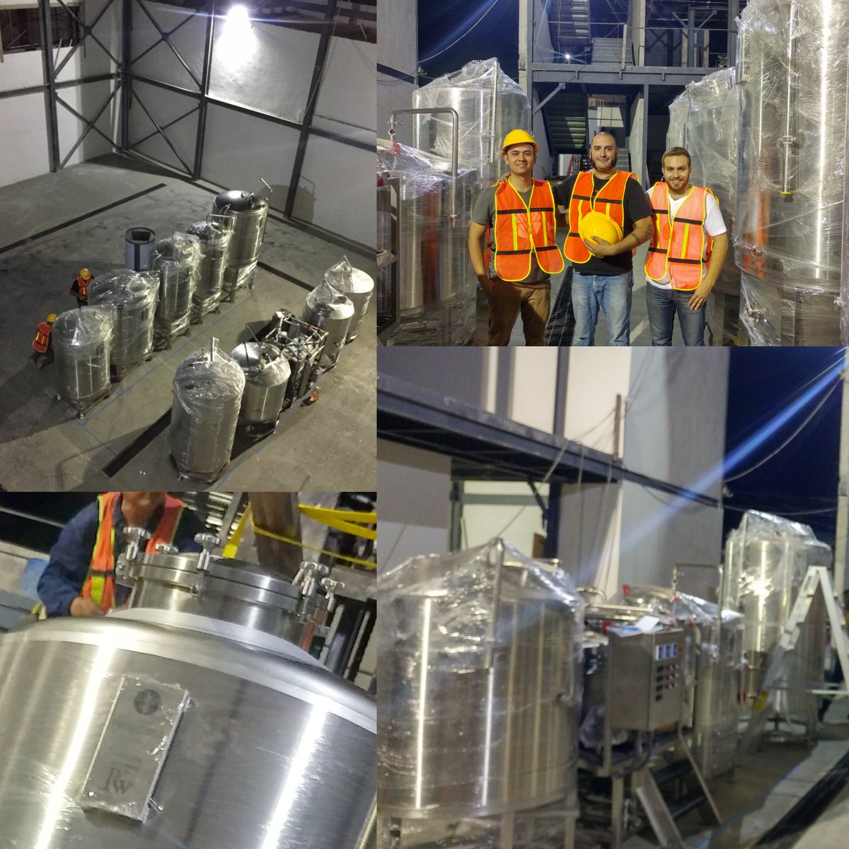 PKWMexico's tweet photo. Entrega del equipo de #c_principia en Monterrey. BH de 5Bbl con tanques de 10Bbl y 20Bbl. #pkwmexico #pkwmx #equiposcerveceros #steeltoglass https://t.co/VmL68409RQ