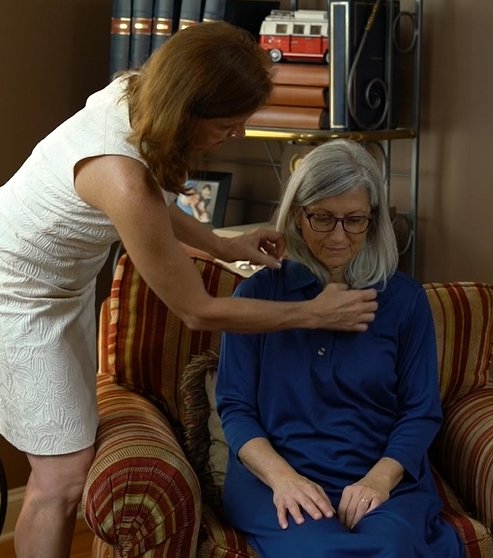 AuthoredApparel's tweet photo. How can a simple polo dress change the way a women with Alzheimer's is assisted with dressing? Watch &amp; see!https://t.co/pf2nERMDVt https://t.co/Sd3v1szLqJ