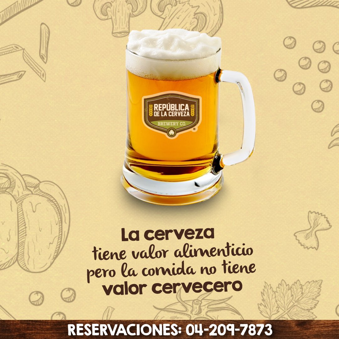 repdelacerveza's tweet photo. ¡Punto para la cerveza! Nada mejor que alimentarse bien en #RepúblicaDeLaCerveza 🙌
 
Te esperamos con tus #PanasCerveceros 🍻 https://t.co/uJhb0MIWja