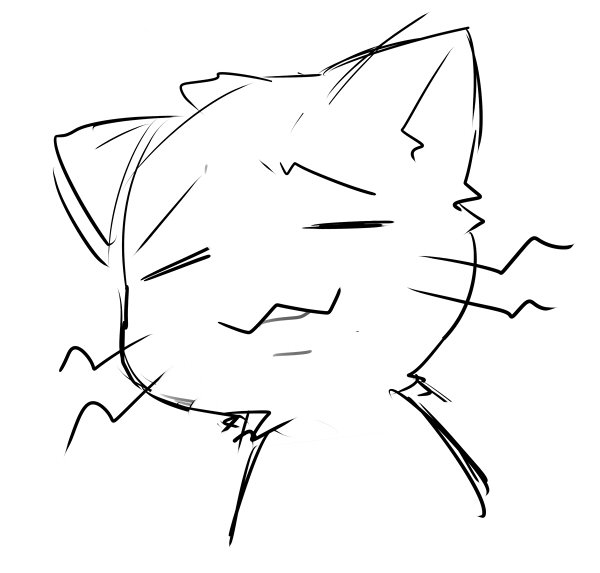 いい顔が描けた 