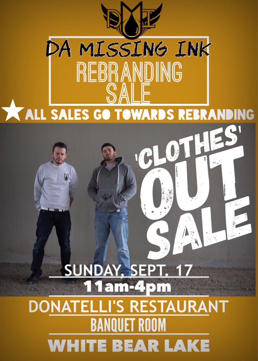 DaMissingInk's tweet image. come shop with us &amp;amp; grab some food at @Donatellis_MN while you're there! Thx a million for the support &amp;amp; ❤️#retweet