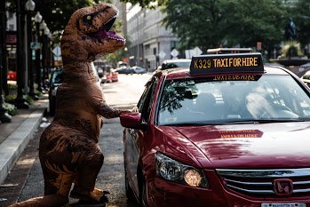 ServiceYear's tweet photo. Skateboards, paddle boats, cabs, buses — the dinos are coming to DC on 8/30 to tell Congress to #LetUsServe! 🏂🚤🚕🚌 https://t.co/KIyAAHPuob https://t.co/DKJ9r6POHh