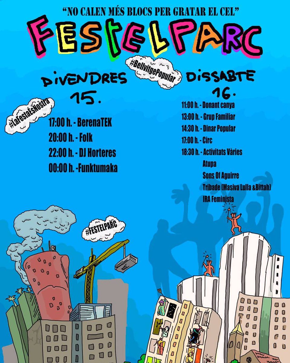 lapincalh's tweet photo. La festa torna al Parc de Bellvitge els dies 15 i 16 de setembre. No t'ho perdis! 
#FESTELPARC https://t.co/WiiL2rC0CX