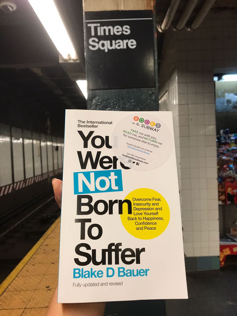 BooksSubway's tweet photo. Negative thinking? Loneliness? Guilt? Self-doubt? Whatever it is #youwerenotborntosuffer helps you find ways to better take care of yourself https://t.co/soaw2yp7hK