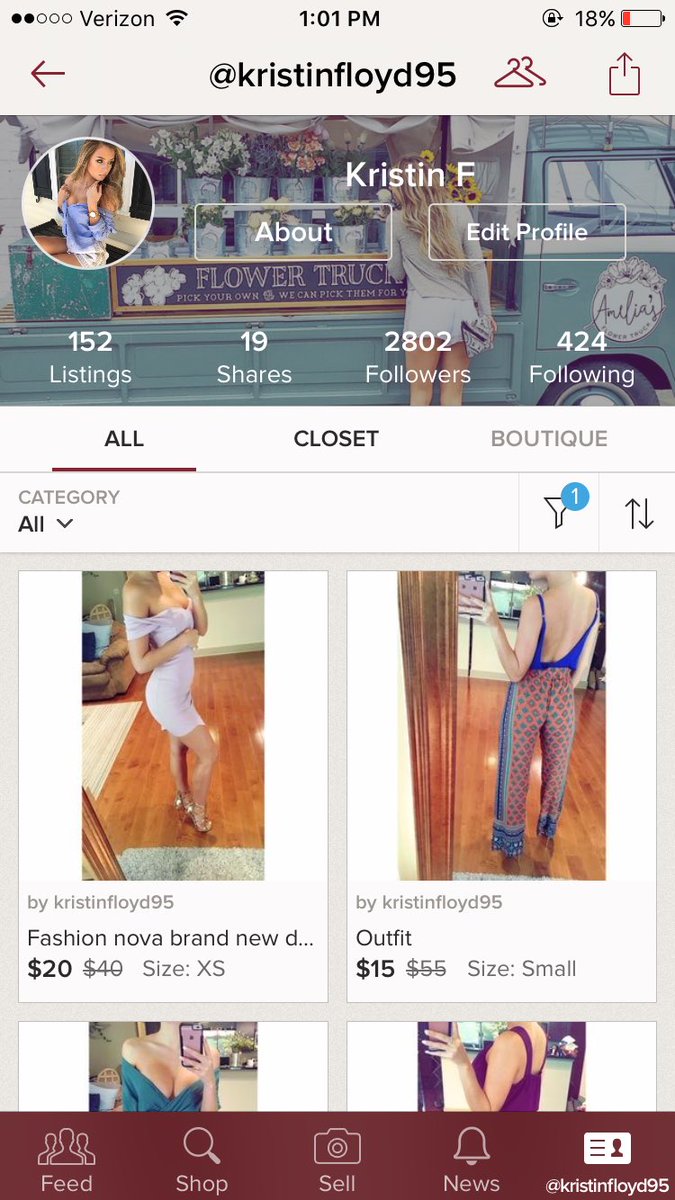 KristinFloyd95's tweet photo. New clothes on Poshmark follow me at kristinfloyd95 https://t.co/K9jcL7nWVu
