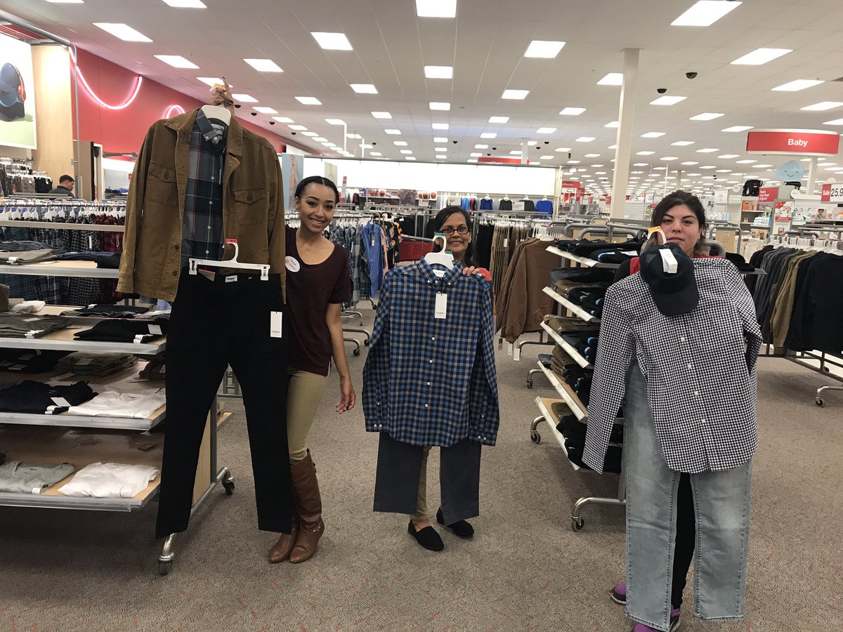 TacoatTarget's tweet photo. Had my team choose outfits for what they'd want their significant other to wear. One was camera shy🙈 #WWYD #GoodfellowCo https://t.co/hZ6FqU9xra