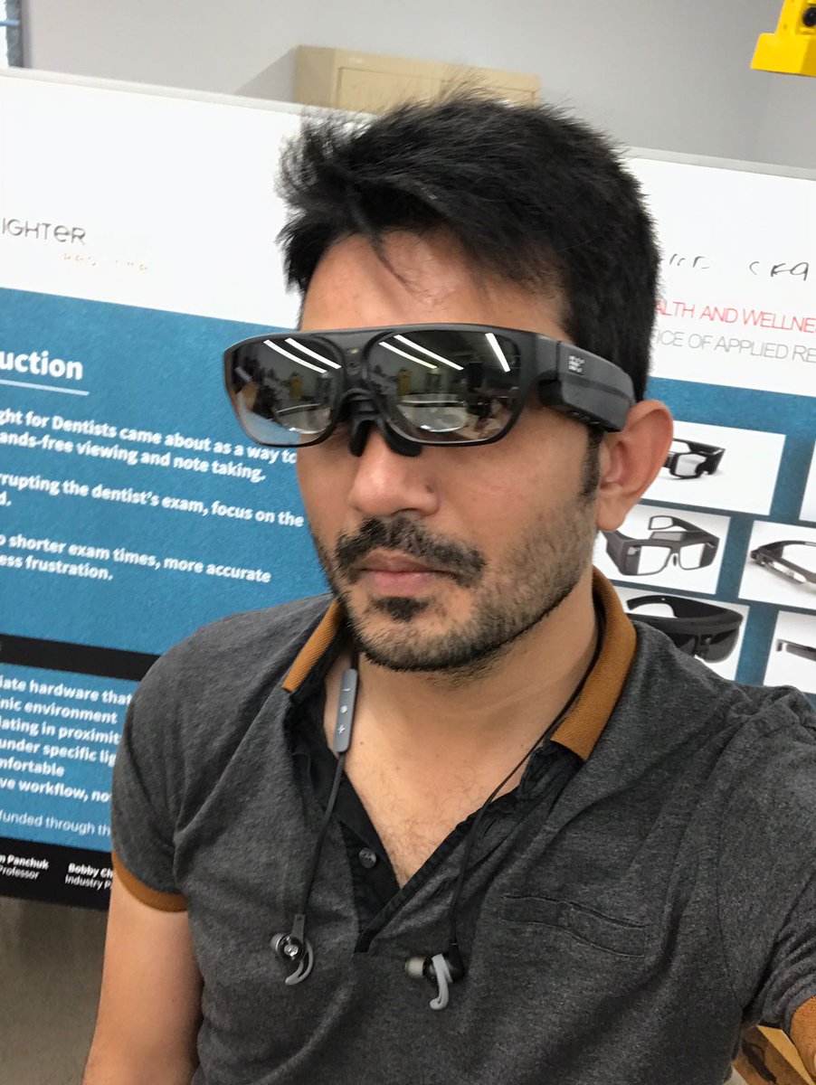 ravirajcm's tweet photo. Another shipment #5 #ODGR7 from @OsterhoutGroup. #augumenta solutions with Bluetooth finger remote control.@AlgonquinARI, @Brighter_Sight https://t.co/XSxLDFBEgG