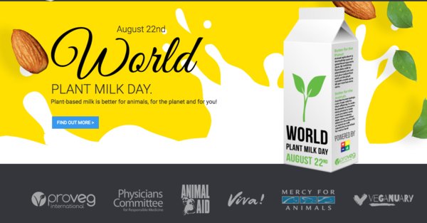 Save animals, the planet &amp; your health. Support #WorldPlantMilkDay Because dairy is cruel and plants are awesome!  thndr.me/iIMz25