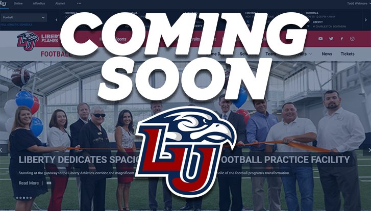 LibertyFlames's tweet photo. Be on the lookout tomorrow 👀 and visit https://t.co/tAGzfwlcz0 as we launch our new website! #GoFlames https://t.co/31JHswTULm