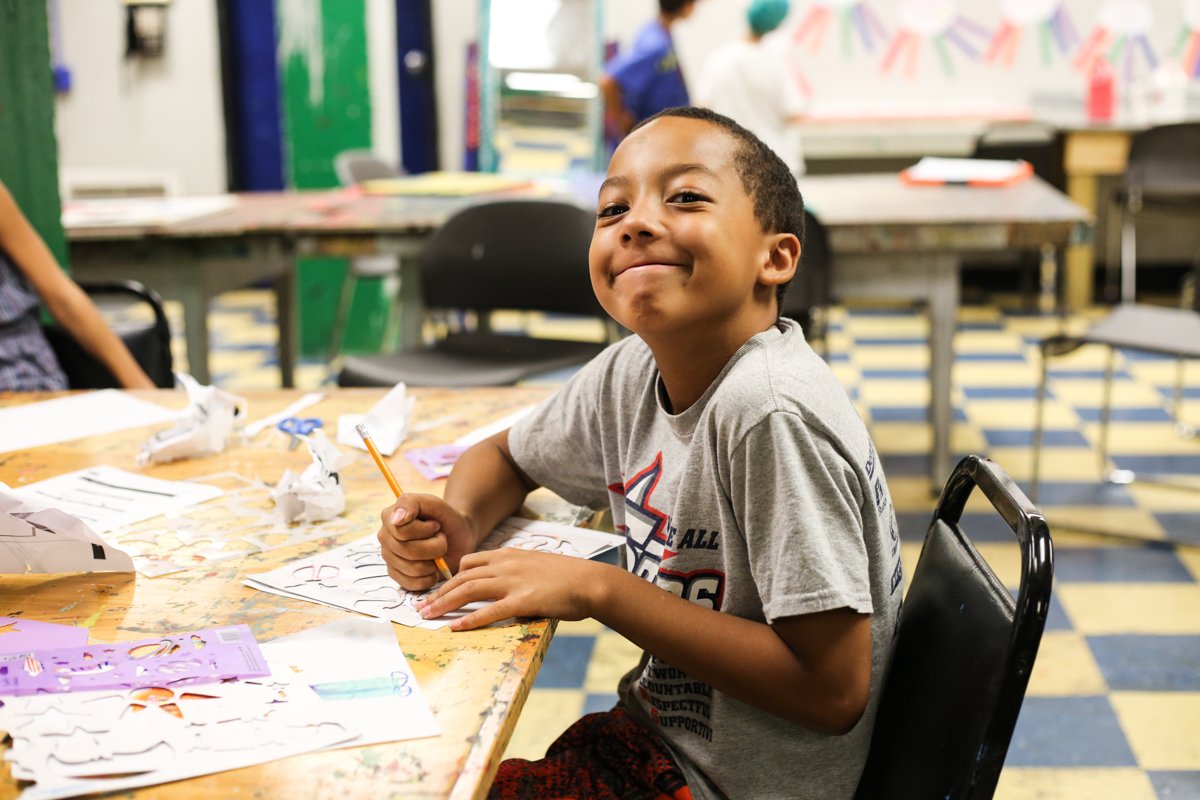 Arts and crafts = Happy club members
