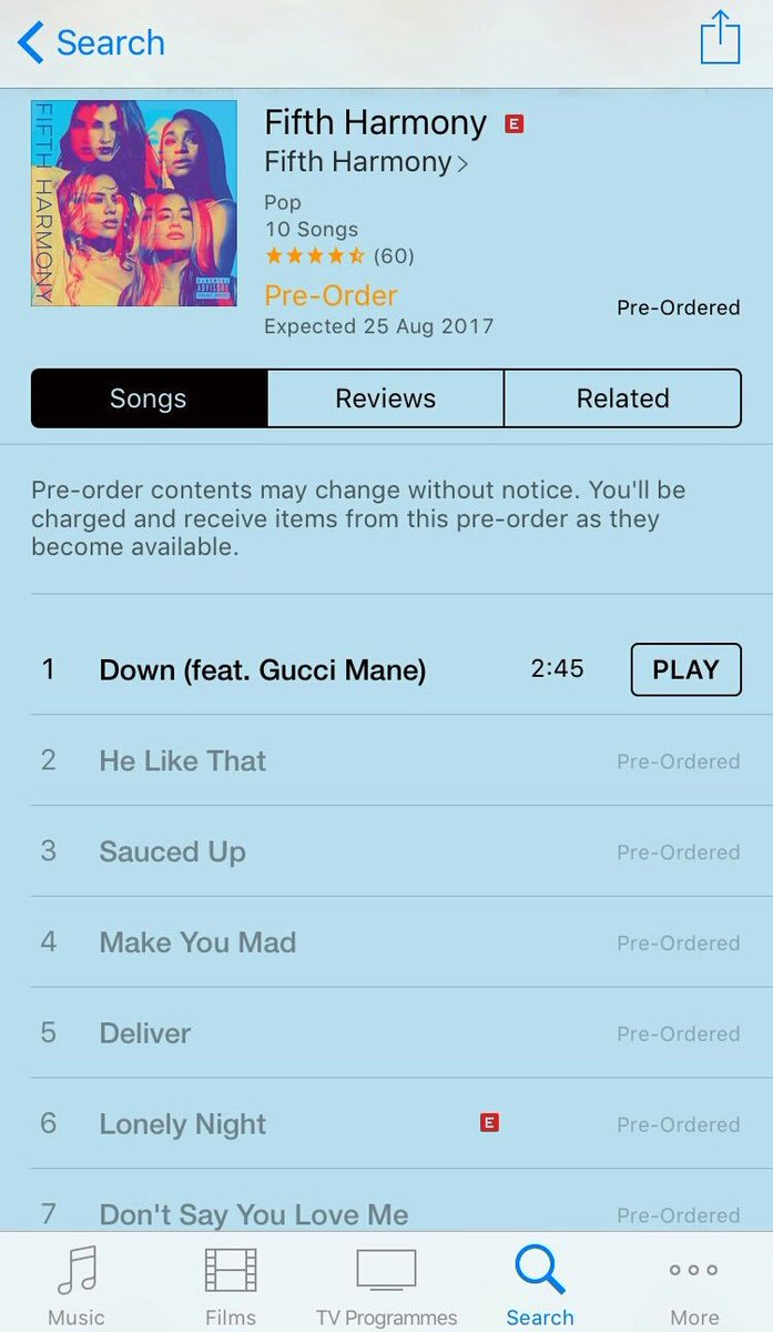 szamodel's tweet photo. @FifthHarmony @FifthHarmony pre-orded, i can not wait to hear this wonder album!! ❤️ https://t.co/WdLmtUNetl