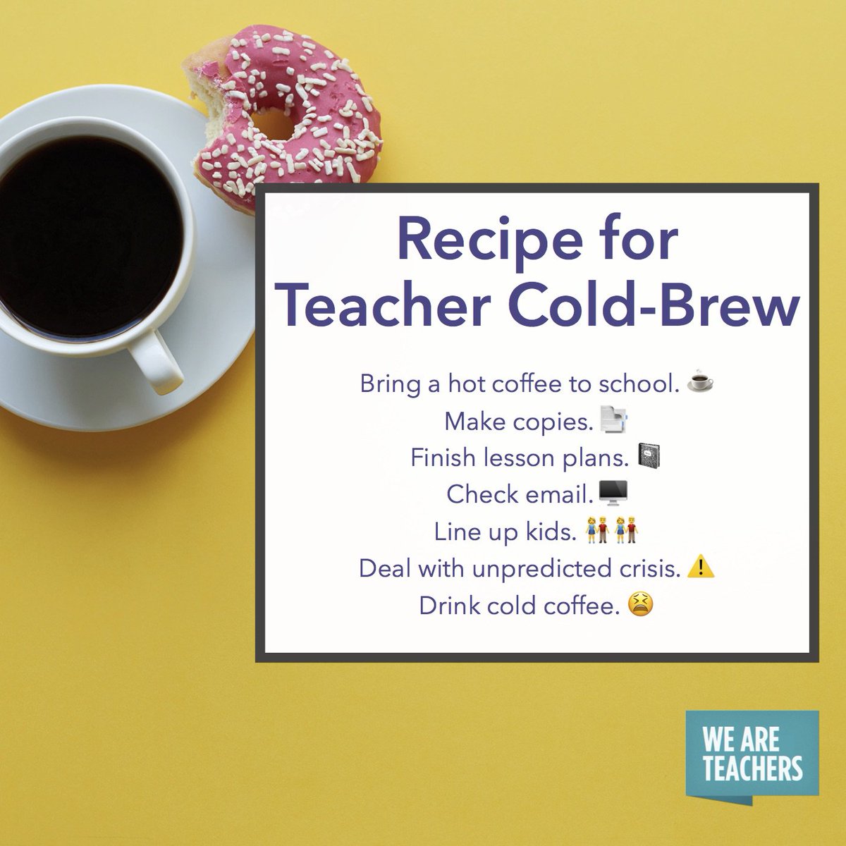 WeAreTeachers's tweet photo. This one has me LOL. 😂  #edchat https://t.co/kiUq3E5B2N