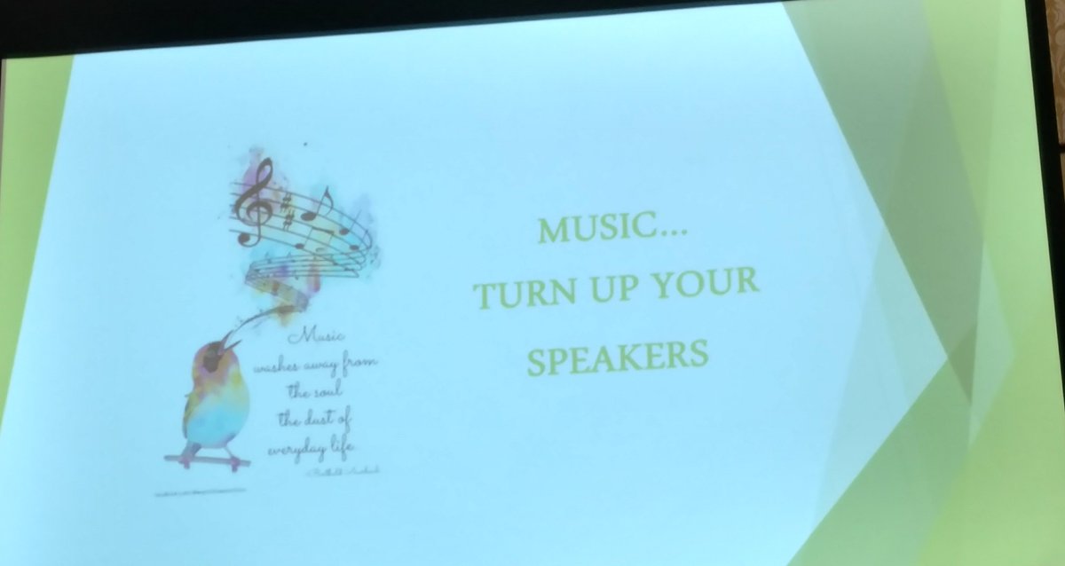 KristenChason's tweet photo. Be mindful of music when it comes to stress. It can help with stress, but it could cause stress in others.
#EmpowerAP https://t.co/BLte3GNqPm
