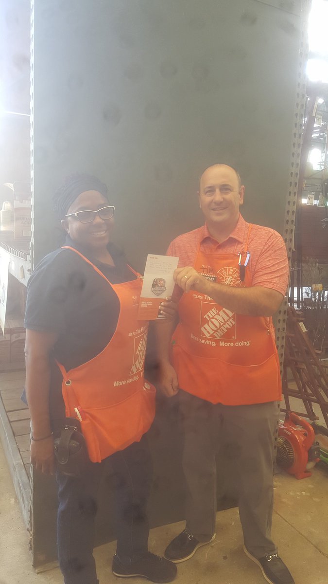 Great job getting your Silver SHARON. Thanks for all you do.@HomeDepot6505 <a href="/AkinsMel/">Mel Akins</a> <a href="/trh_204/">Tim Hoover</a>