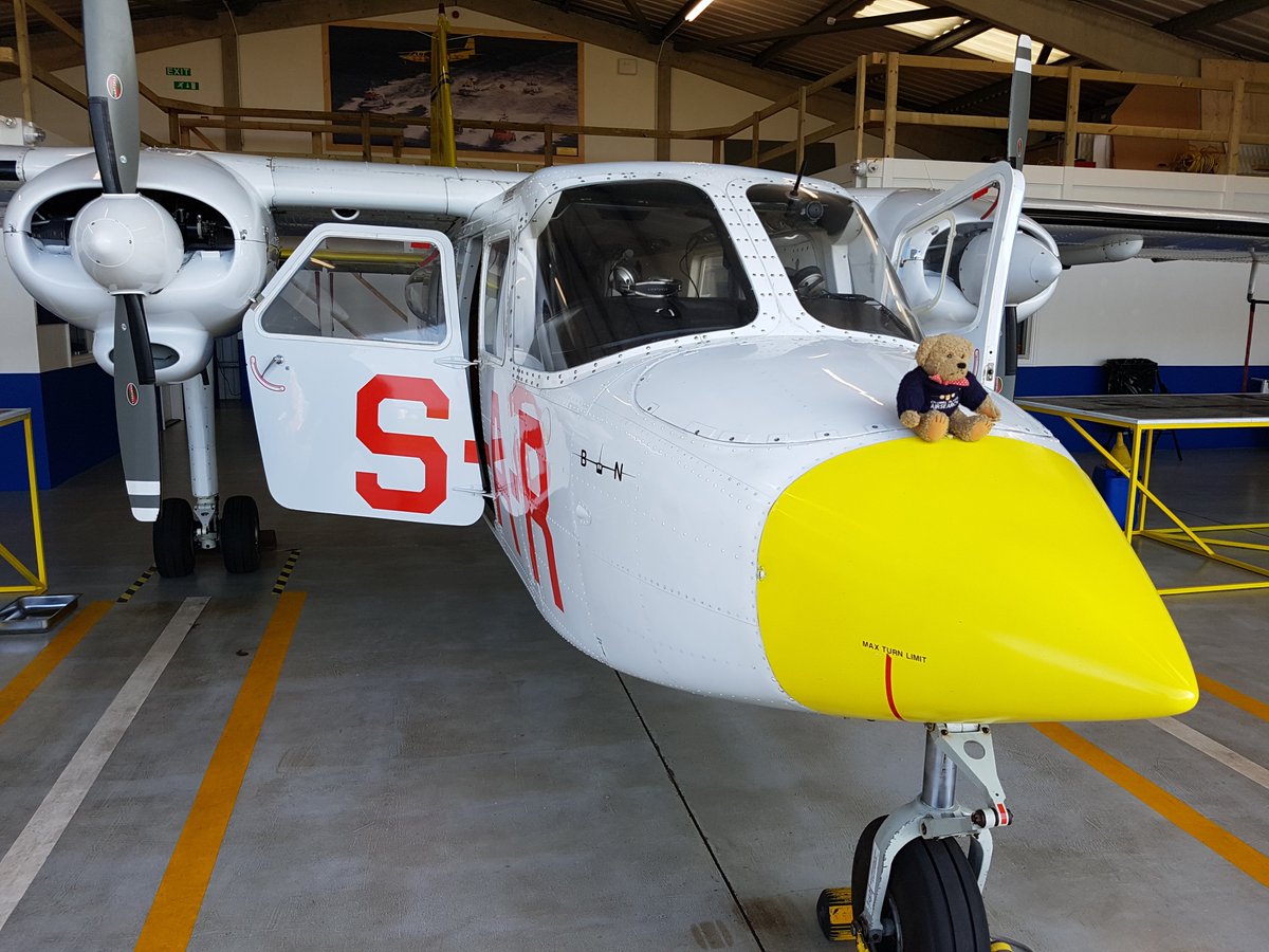 Great fun at the <a href="/CIAirSearch/">CI Air Search</a> hangar tonight - official photos of the Runway Run launch to follow but here I am with the aircraft #proud