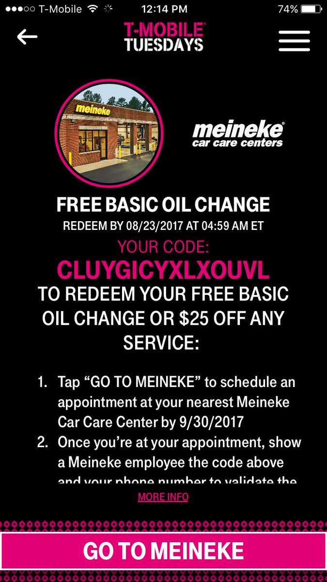 broadrick_ritz's tweet photo. None of the @meinekecarcare stores accepted the false @TMobile Tuesday offer. It was too good to be true 😭😭😭 #FakeNews https://t.co/FwYMZ3o2u2