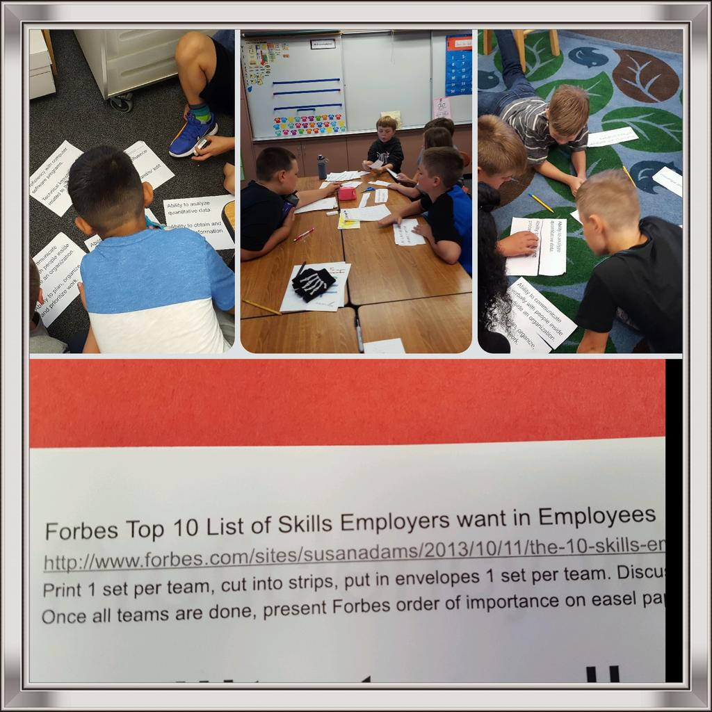 5th graders discussing important life skills. <a href="/jseroadrunners/">John Swett Elementary</a> @CJMUSD <a href="/MUSDTechTweets/">Educational Technology</a>