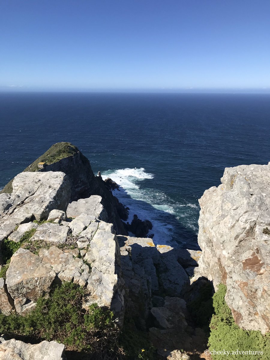 CheekyAdventure's tweet photo. Cape Point. Where some say the Atlantic and Indian Oceans meet! #capepoint #atlanticocean #indianocean #nofilter #cheekyadventures https://t.co/i1nRXAmsbw