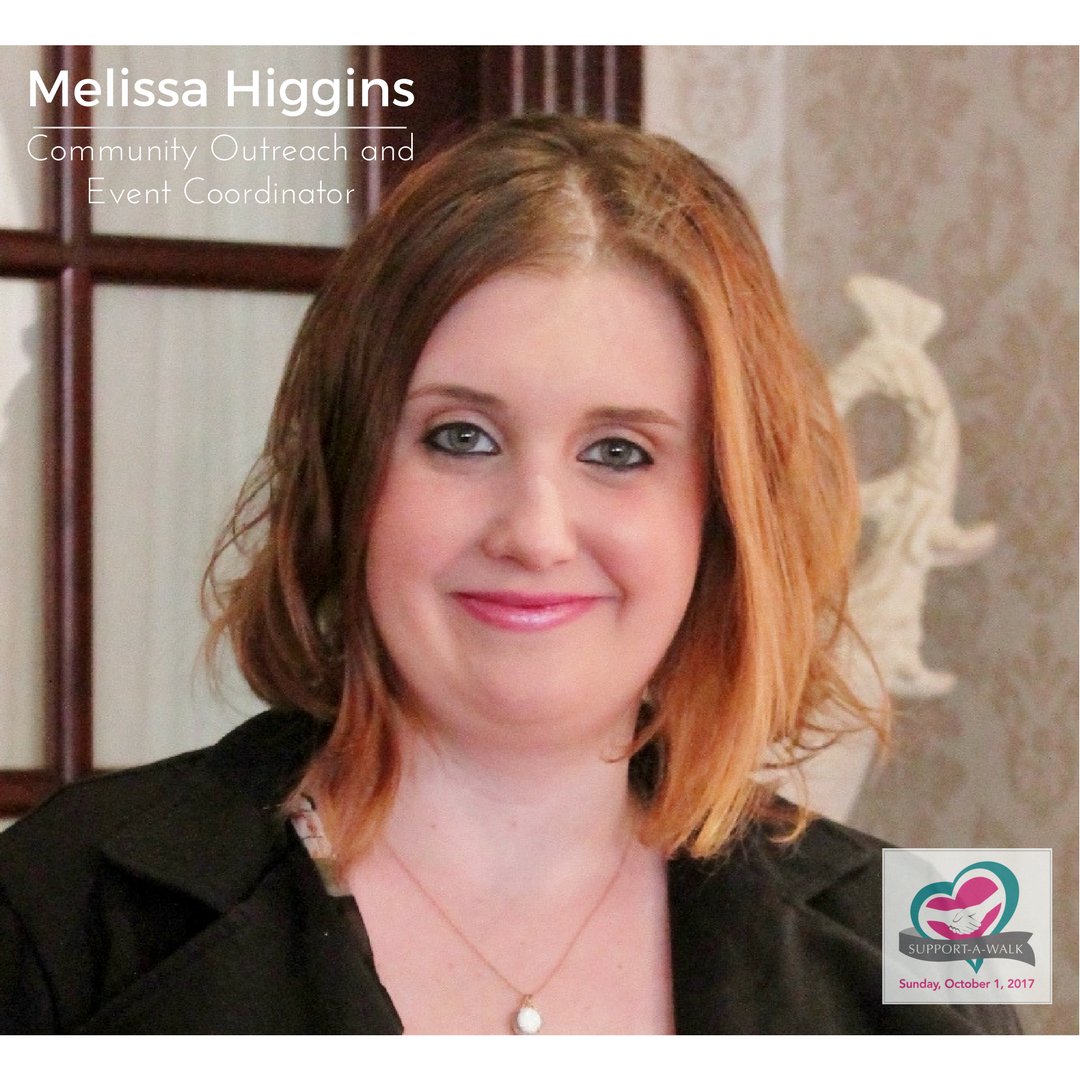 SupportConnect's tweet image. Melissa Higgins is the newest member of the #SupportConnection  She plays a large role in planning and executing the #SupportAWalk
