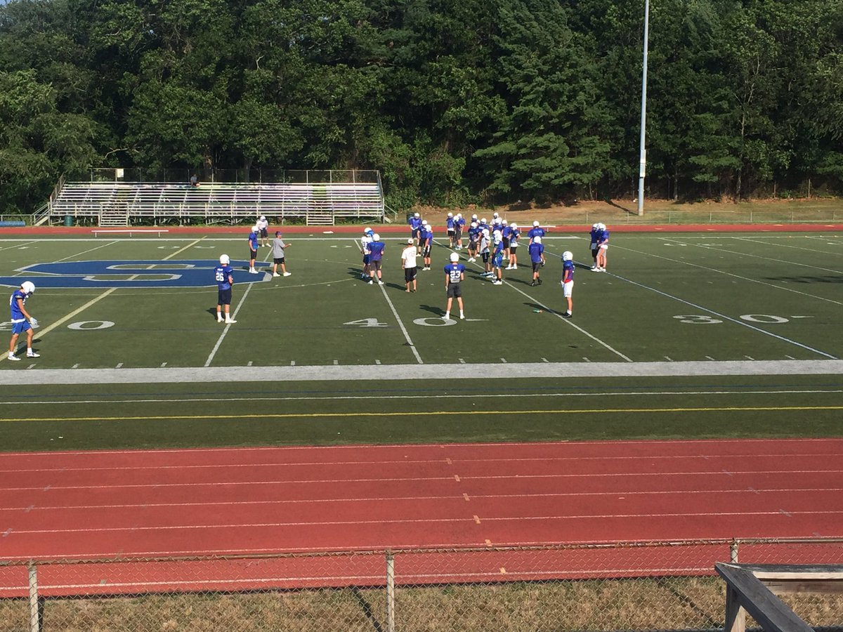 BConn63's tweet photo. With multiple Super Bowl teams on schedule, Scituate Football's Herb Devine preaches their new motto: "We>Me" to students.  @BostonHeraldHS https://t.co/Apzen3NIeX