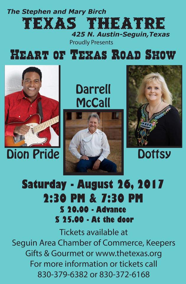 VisitSeguin's tweet photo. Heart of Texas Roadshow returns to the Texas Theatre on Saturday in downtown Seguin. #Downtown #HeartofTexas #SeguinItsReal https://t.co/b9Zu15UpwI