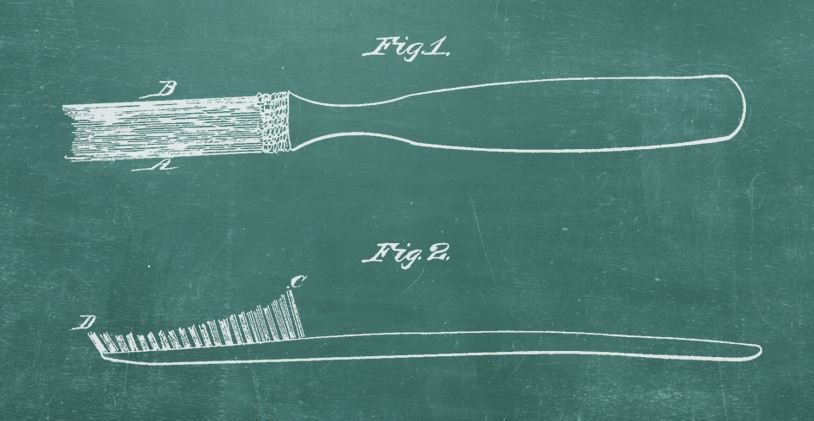 WIPO's tweet photo. A “tooth-brush” #patent was granted 160 years ago. 4 more 19th century inventions we still use at home today: https://t.co/N0GLWh1nMQ https://t.co/qQwxjQba4M