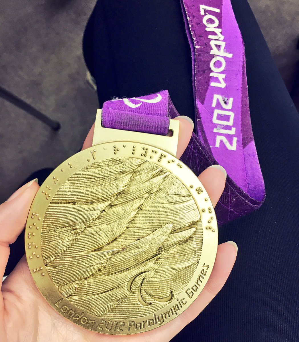 An inspiring talk from Paralympic rower Naomi Riches at @OxfordSpires tonight! She even brought her medal #gold #london2012
