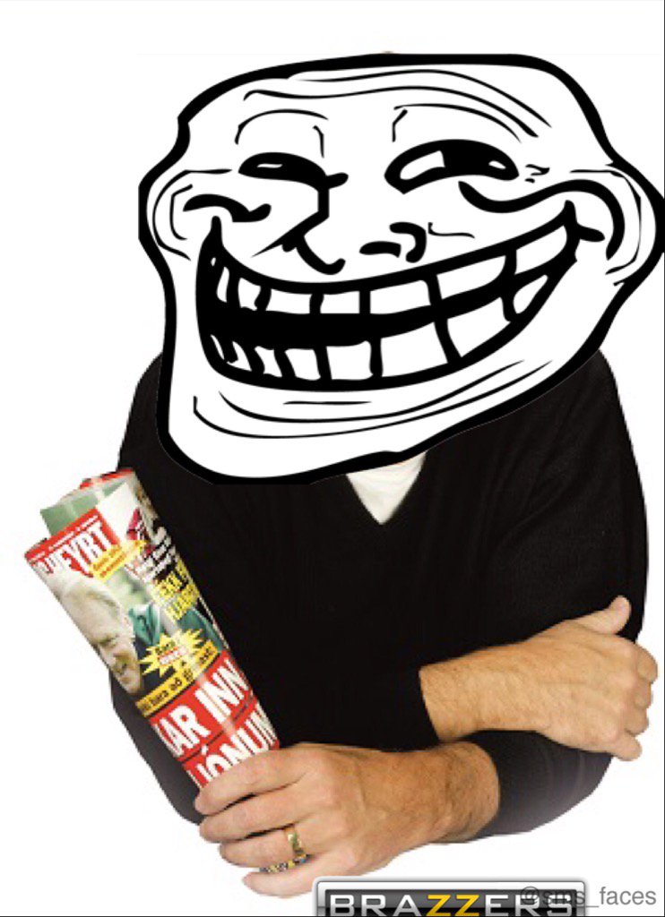 Jon_Gnarr's tweet photo. don't feed the troll @sms_faces #smsfaces https://t.co/Bm2W9Rkm1A https://t.co/muwwCjb5JH